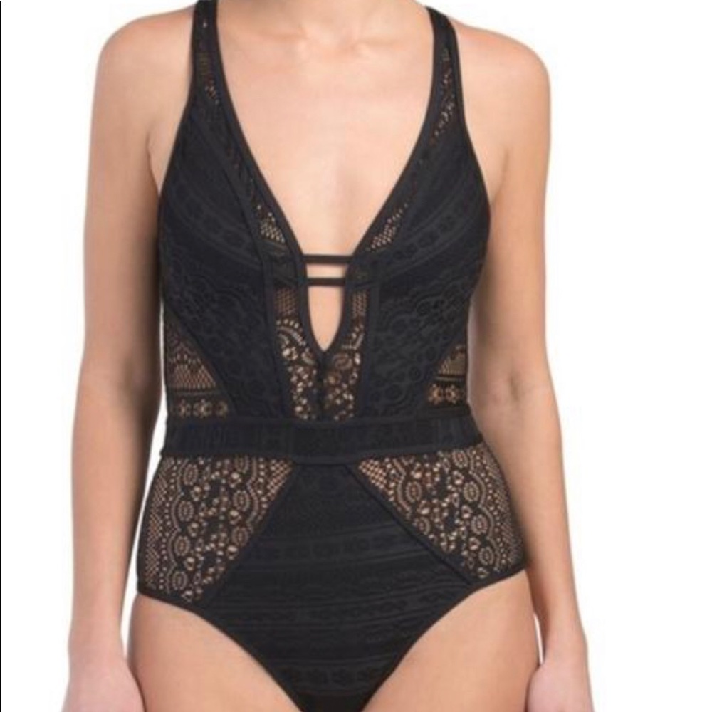 Becca Crochet lace one piece